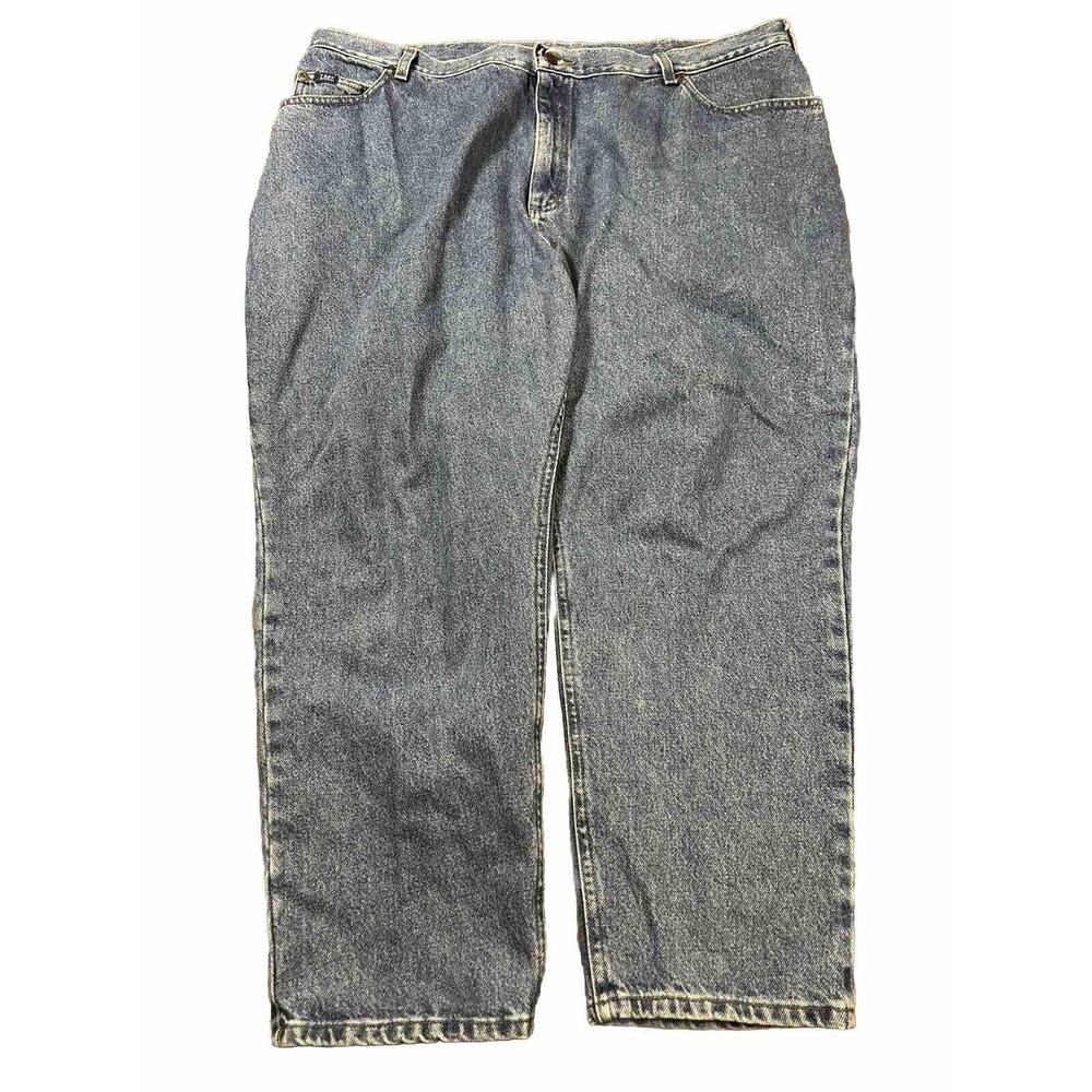 Lee Vintage Women's Petite Size 26W Blue Made In USA 100% Cotton Denim Jeans‎